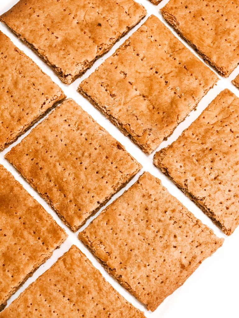 Close up of graham crackers